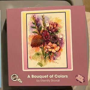 Floral Art Custom made Puzzle -like new